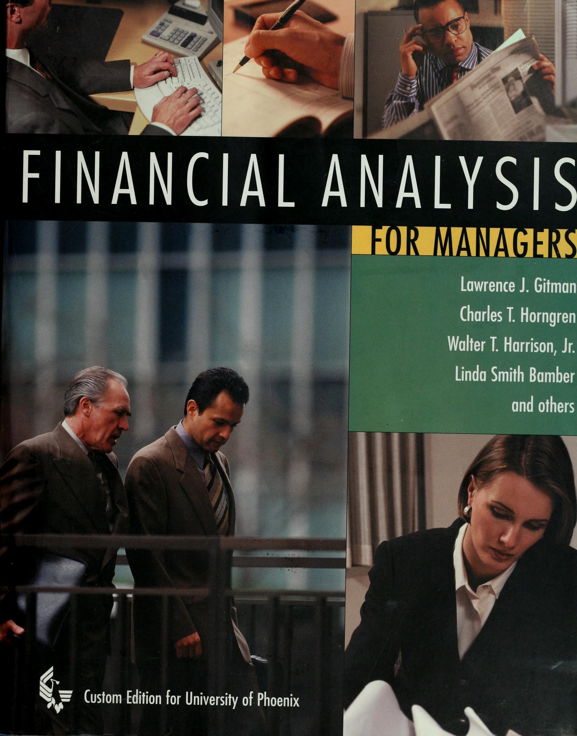 Financial Analysis for Managers