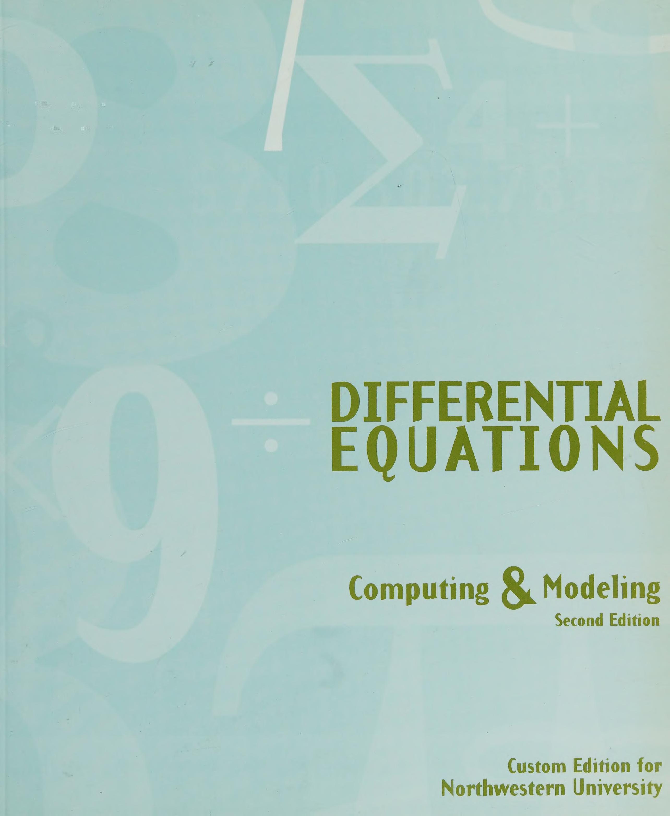 Differential Equations