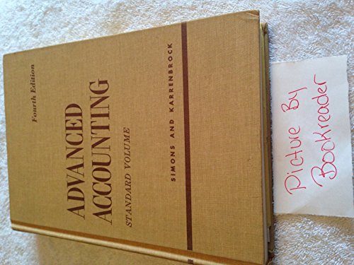 Advanced Accounting: Standard Volume - Fourth Edition