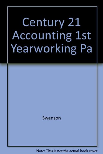 Century 21 Accounting 1st Yearworking Pa