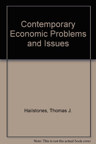 Contemporary Economic Problems And Issues