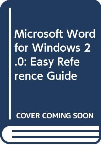 Microsoft Word for Windows 2.0