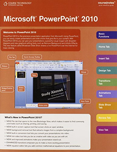 Microsoft® PowerPoint® 2010 CourseNotes