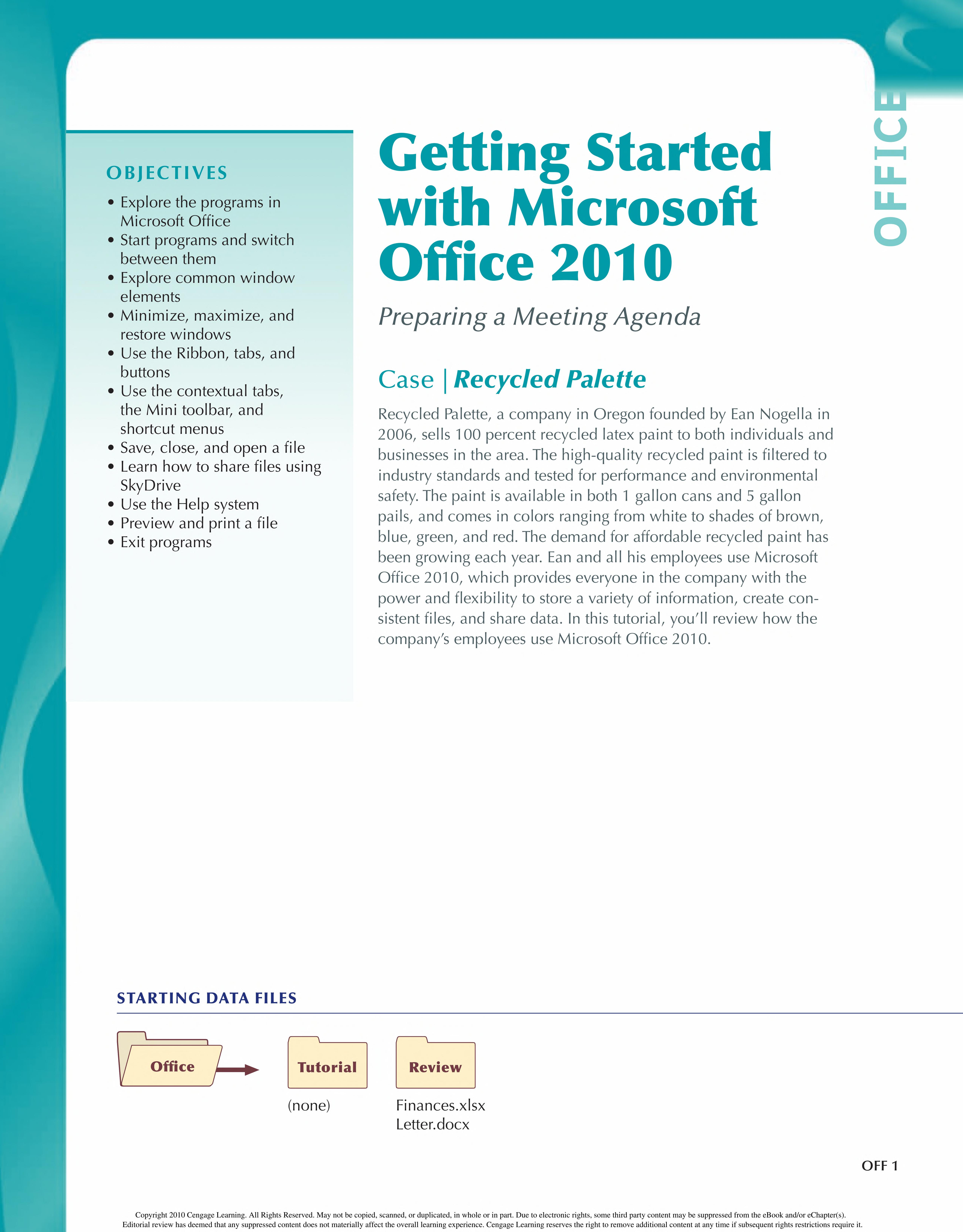 New Perspectives on Microsoft® Word 2010