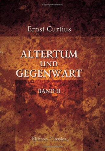 Altertum Und Gegenwart