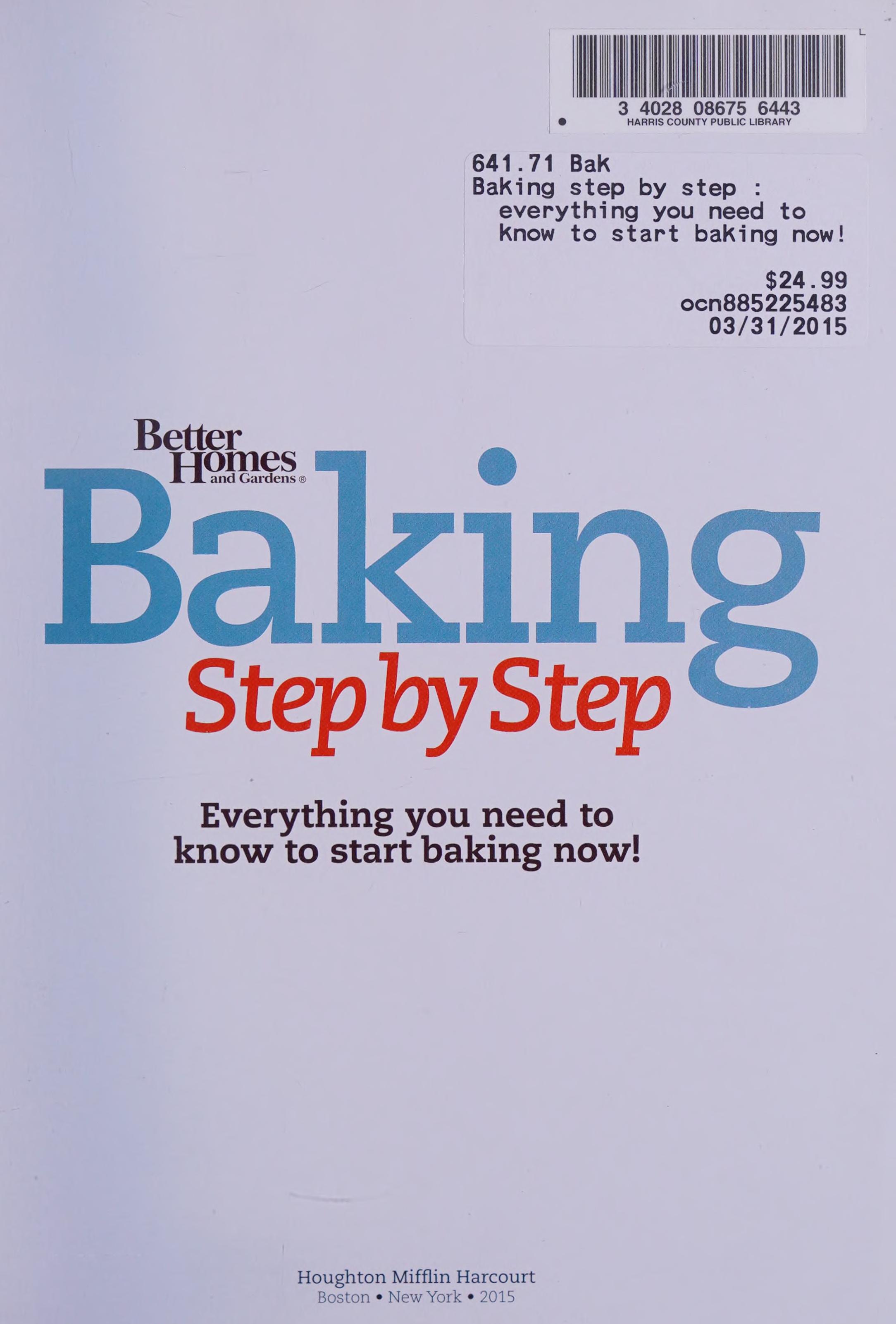 Baking step by step