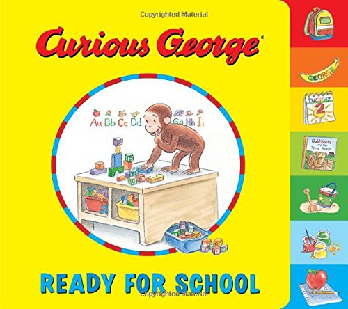 Curious George Ready for School tabbed board book