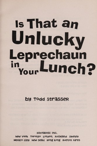 Is That an Unlucky Leprechaun in Your Lunch?