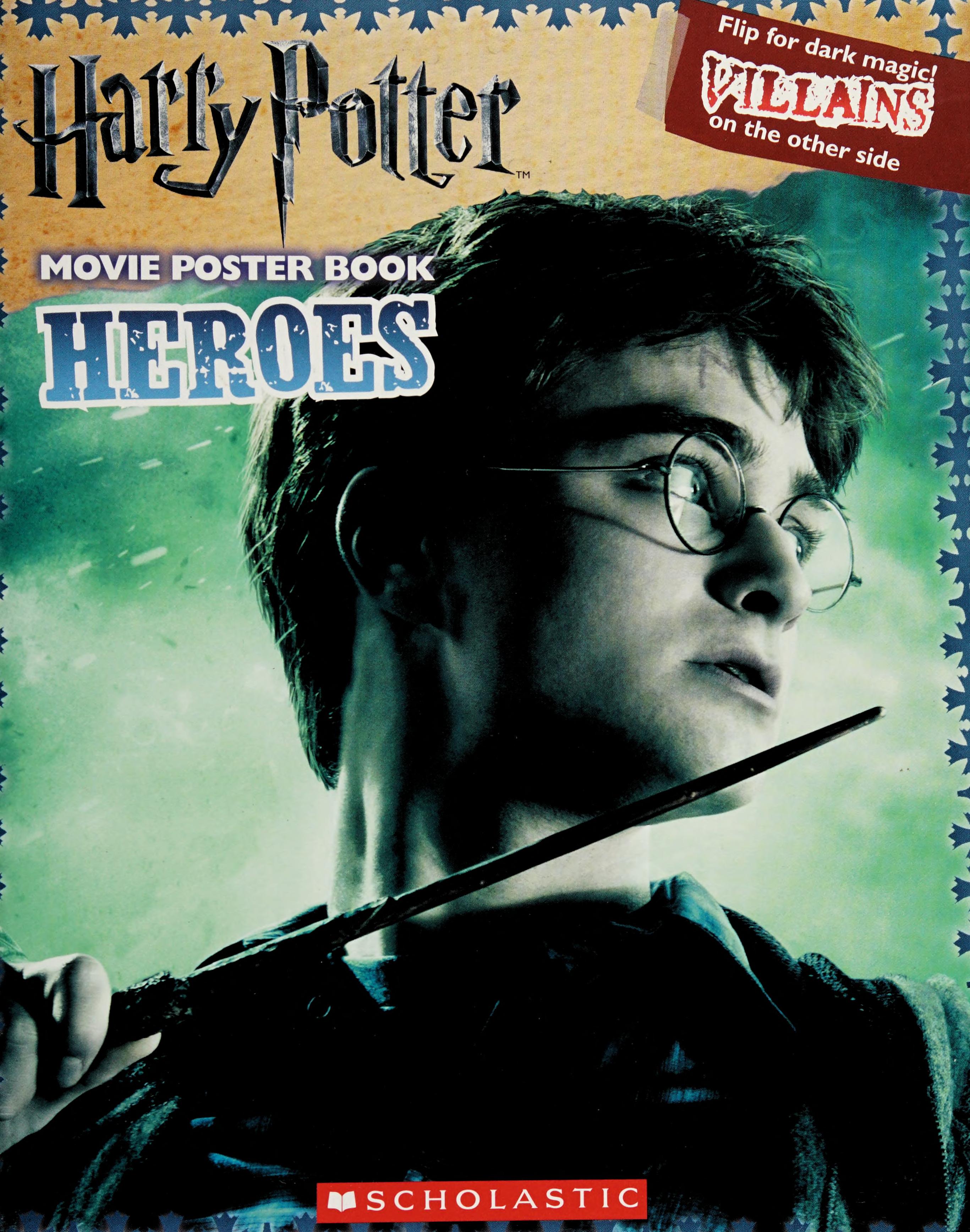 Harry Potter Movie Poster Book Heroes And Villians