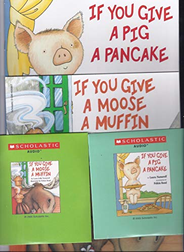 If You Give Duo (2 CDs & 2 Paperbacks) (If You Give A Pig A Pancake; If You Give A Moose A Muffin)