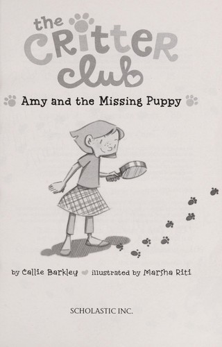 Amy and the missing puppy