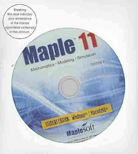 Maple Student Workbook, Version 11 For Larson/Hostetler/Edwards' Calculus, 8th
