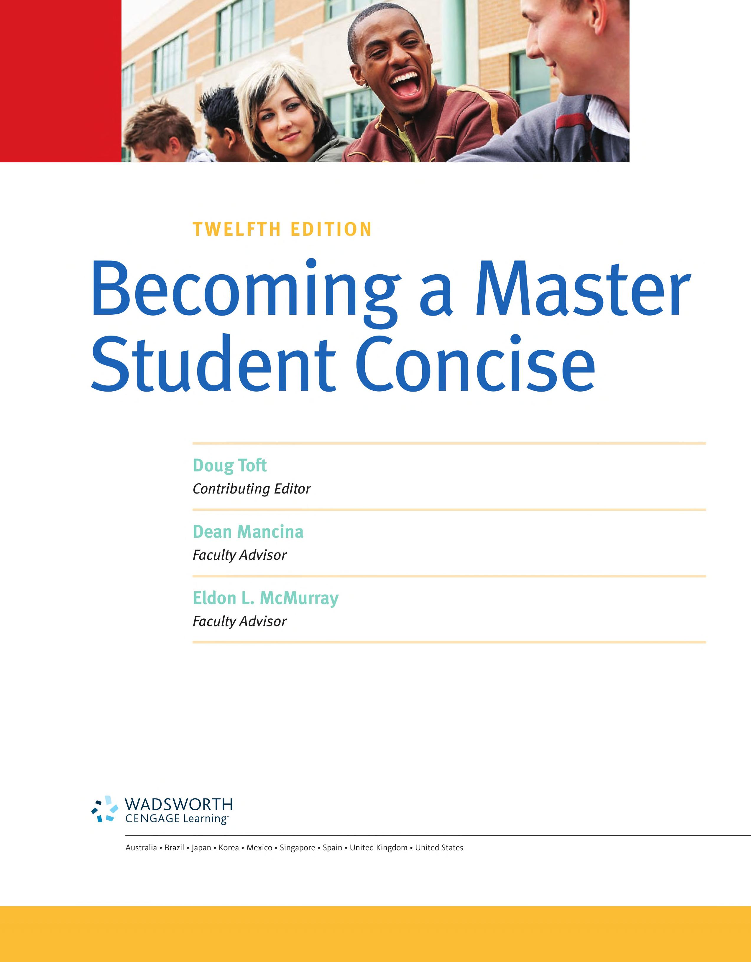 Becoming a master student