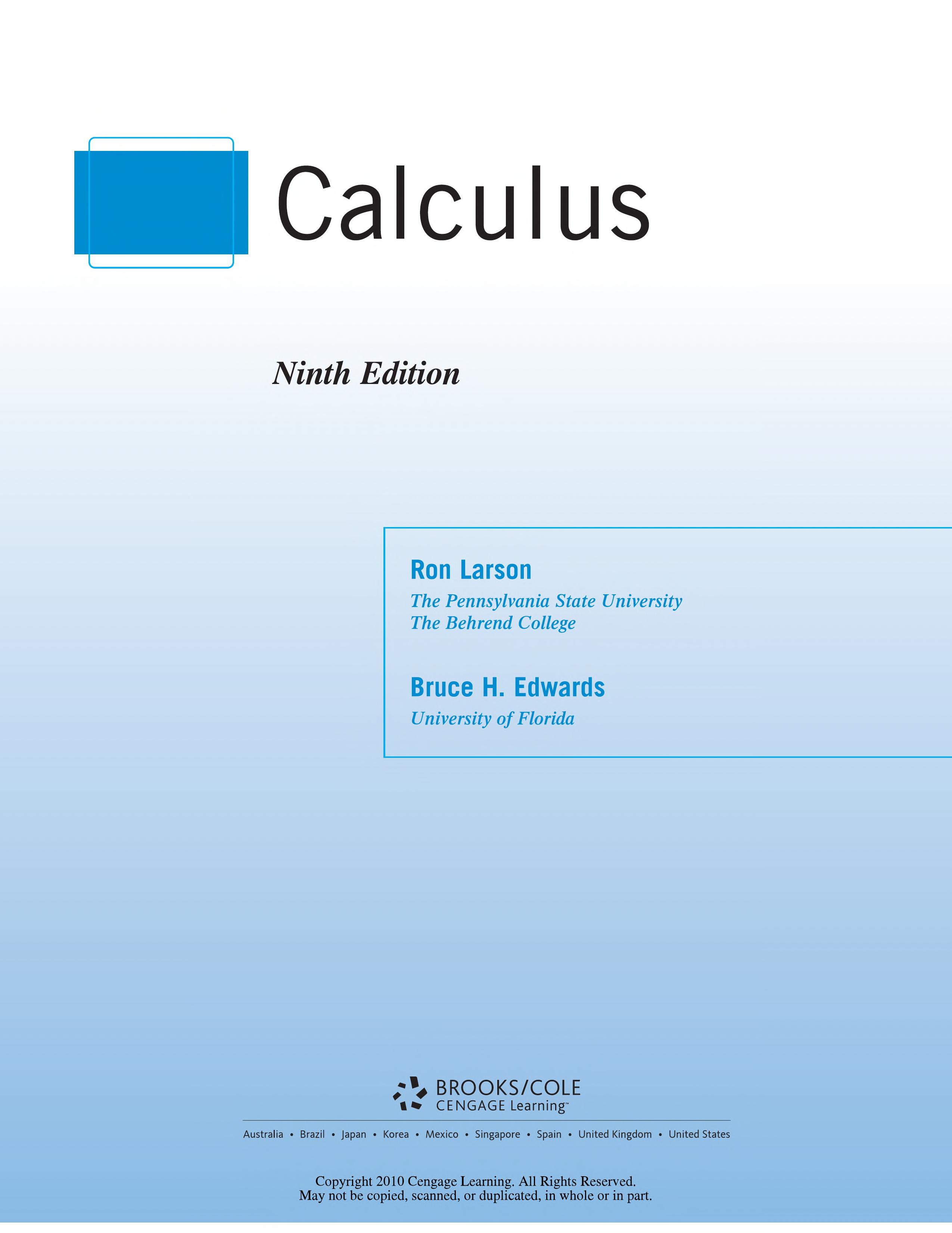 Calculus