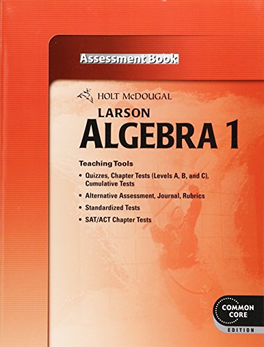 Larson Algebra 1 Assessment Book