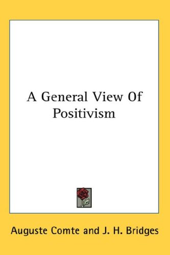A General View of Positivism