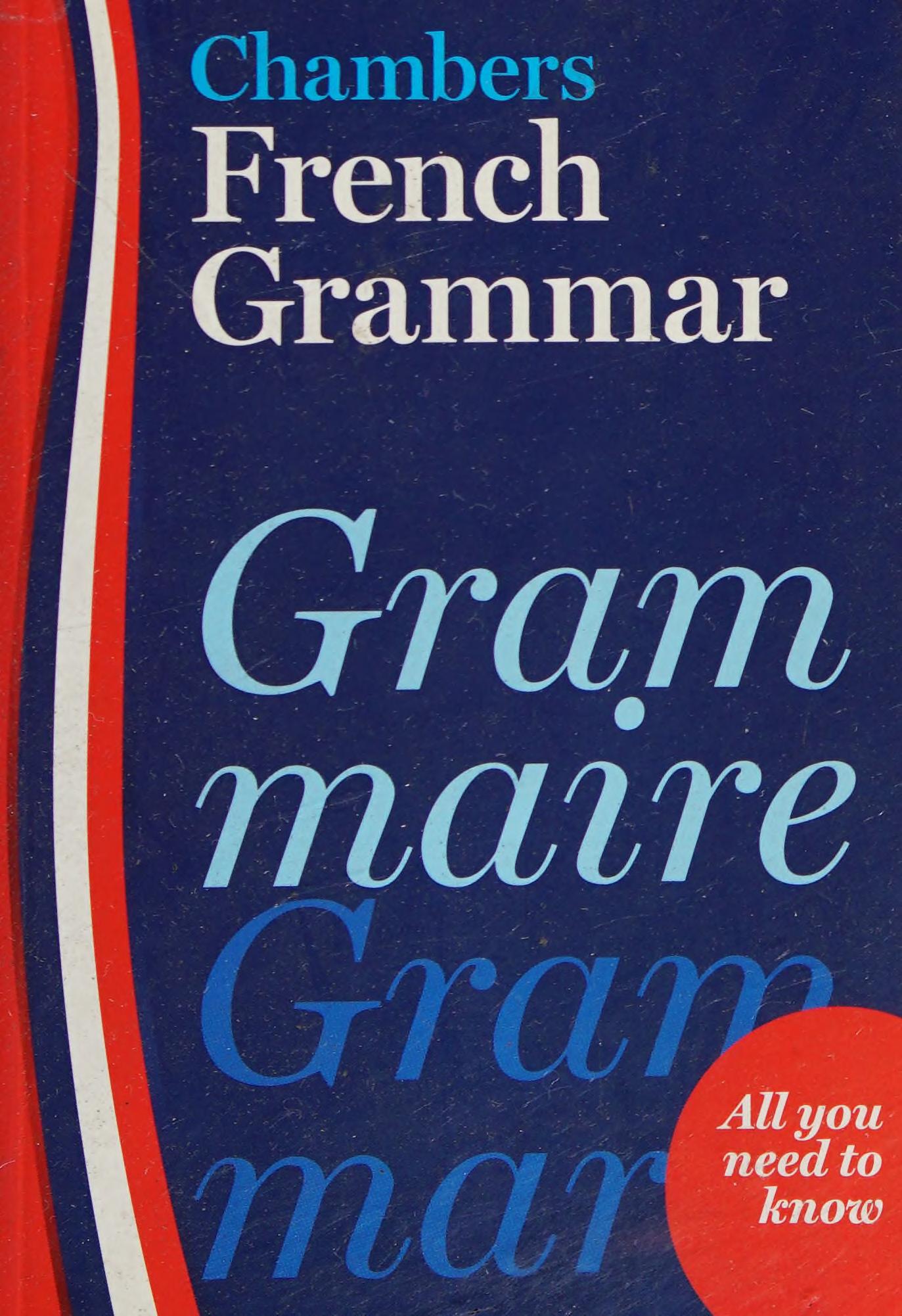 Chambers French Grammar