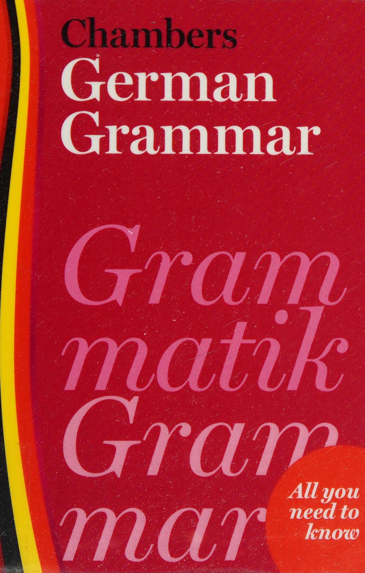 Chambers German Grammar