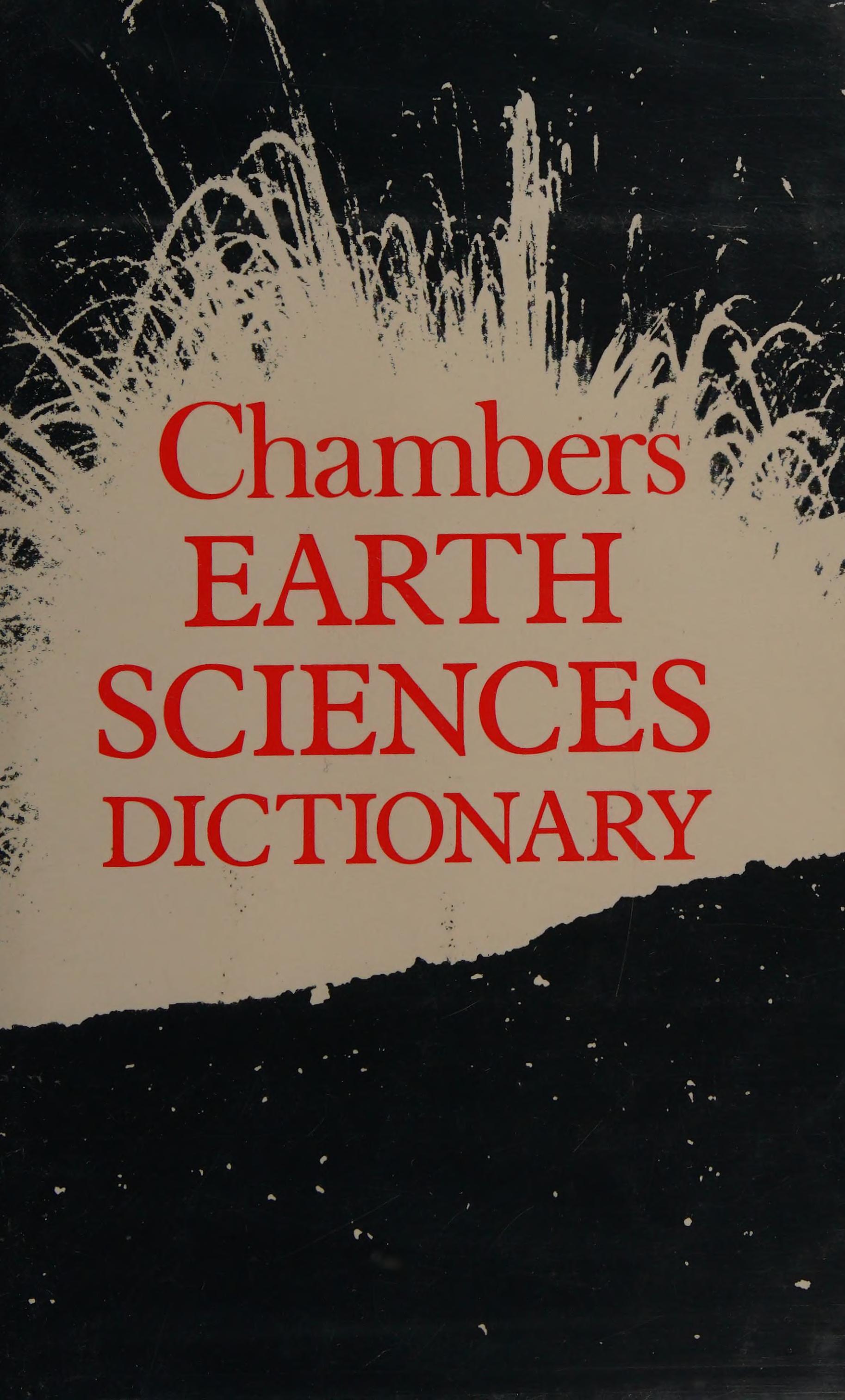 Chambers Earth Sciences Dictionary