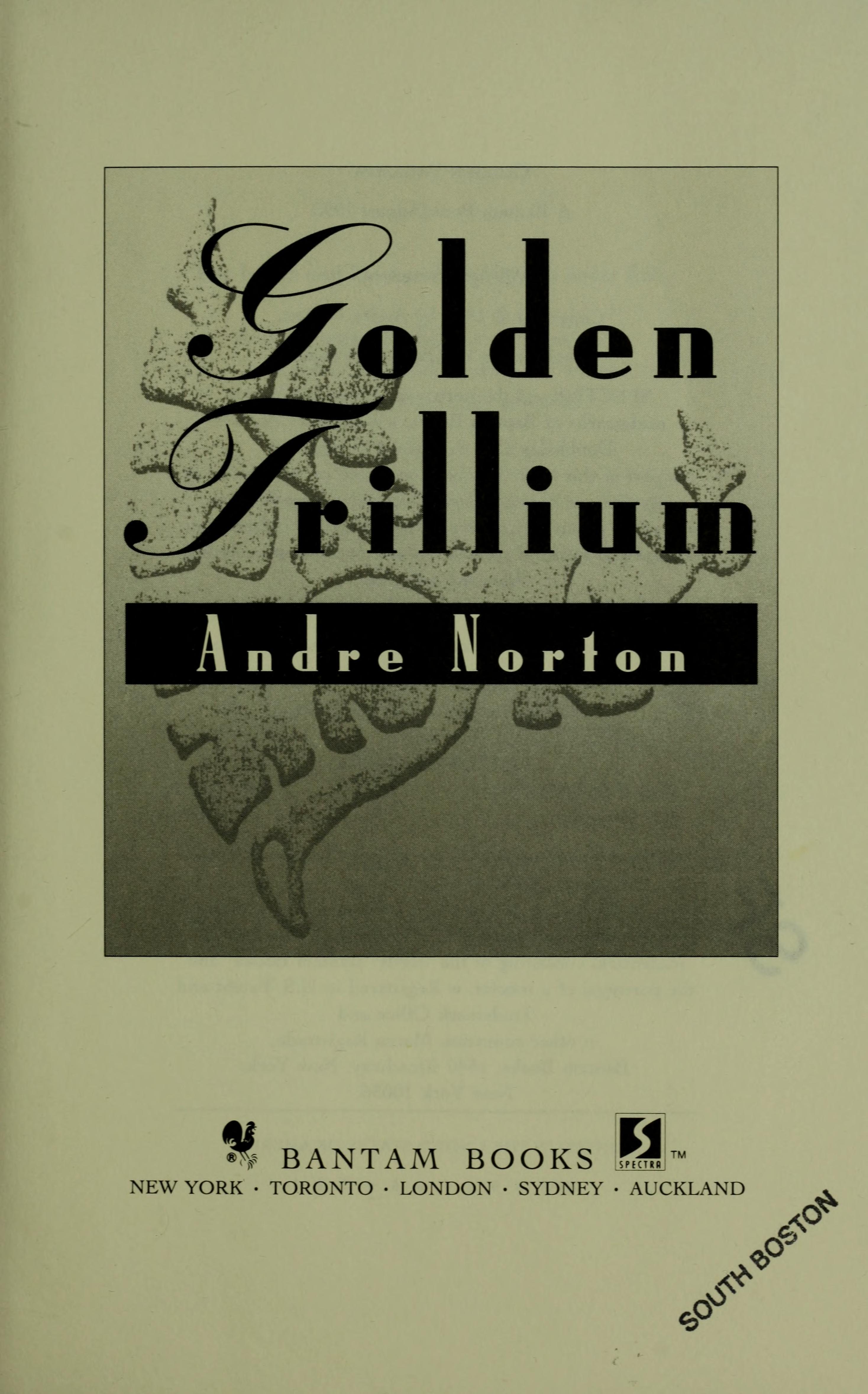 GOLDEN TRILLIUM