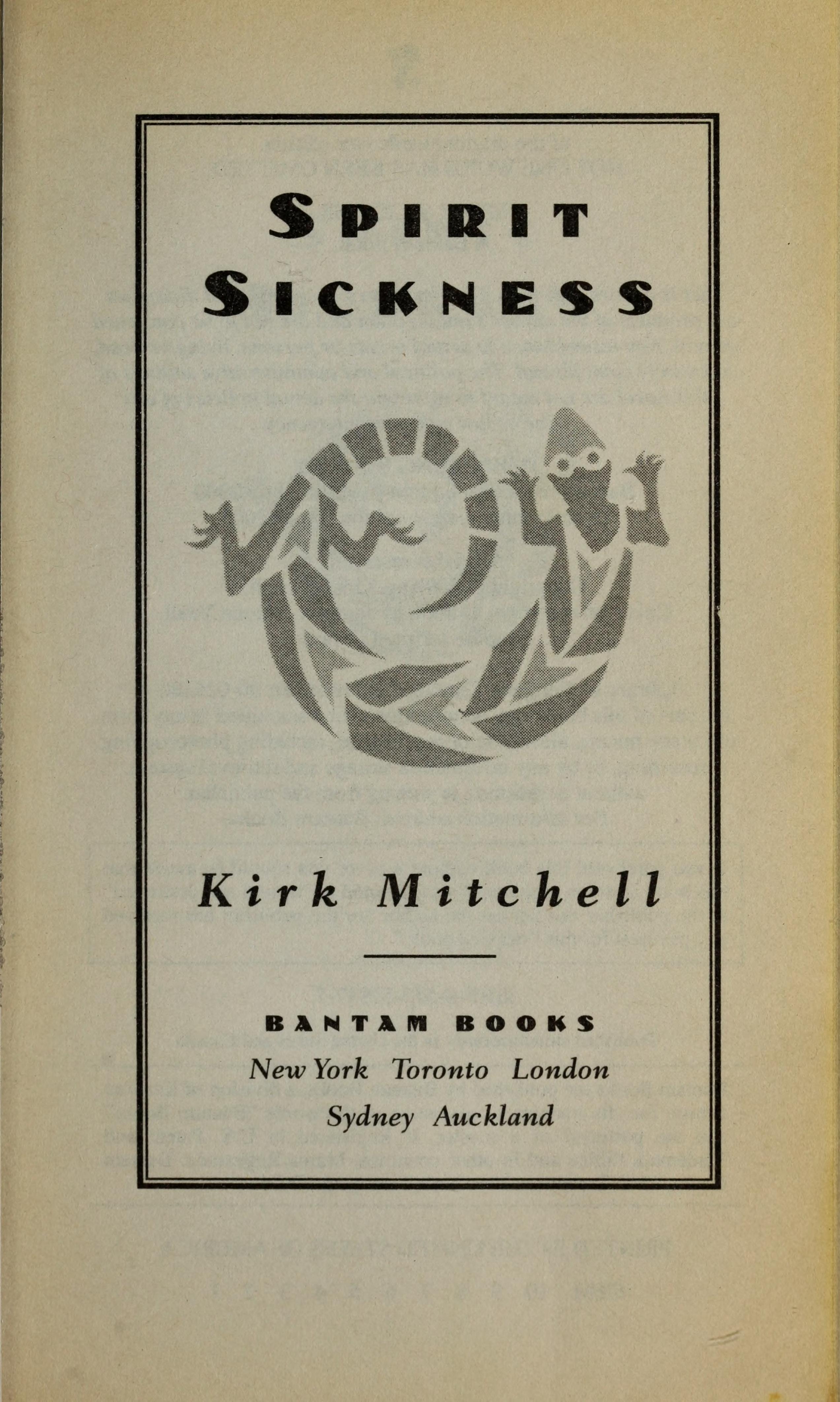 Spirit Sickness
