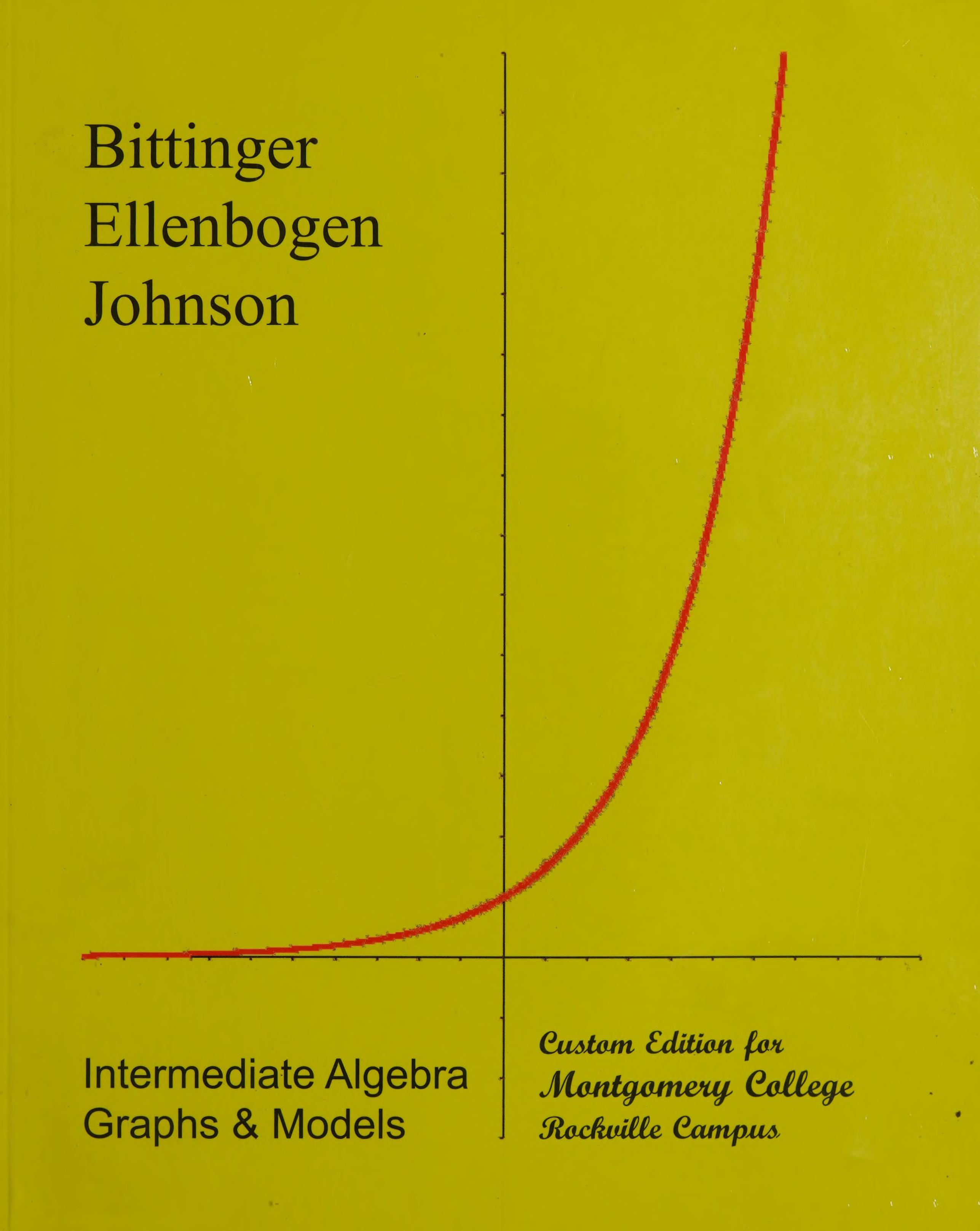 Intermediate Algebra Graph&Models