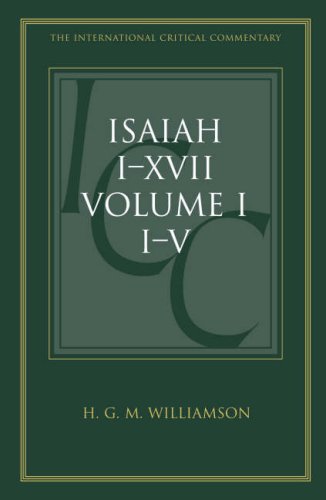 A Critical and Exegetical Commentary on Isaiah 1 27