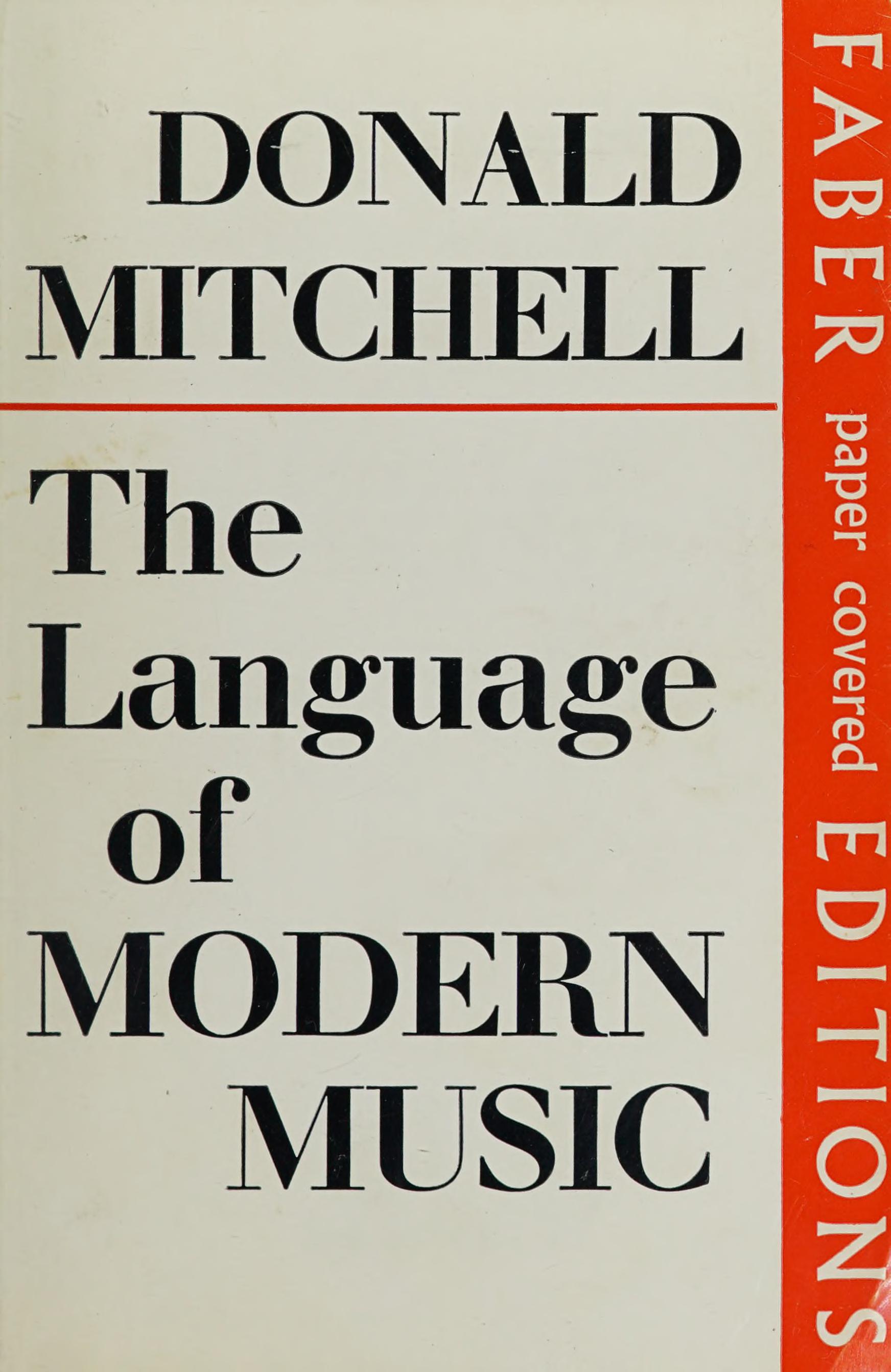 The Language of Modern Music