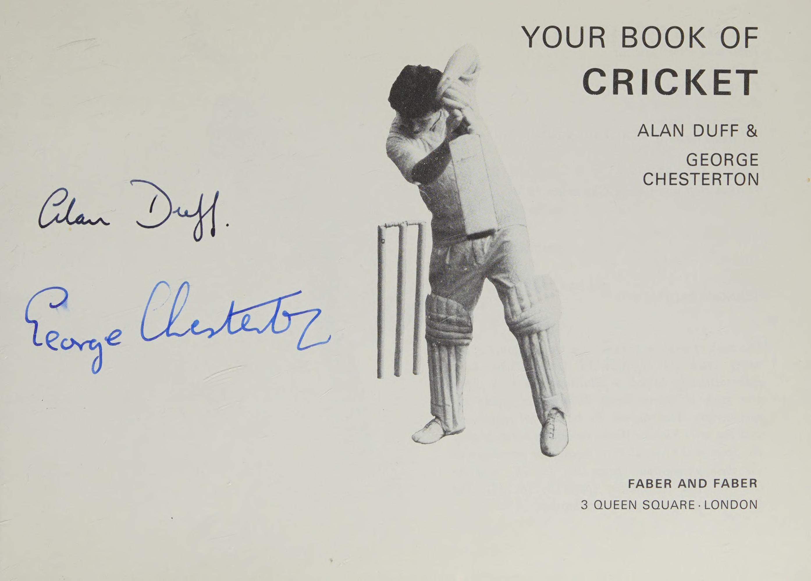 Your Book of Cricket
