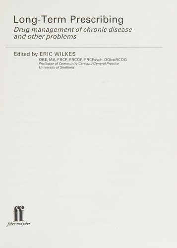 Long Term Prescribing