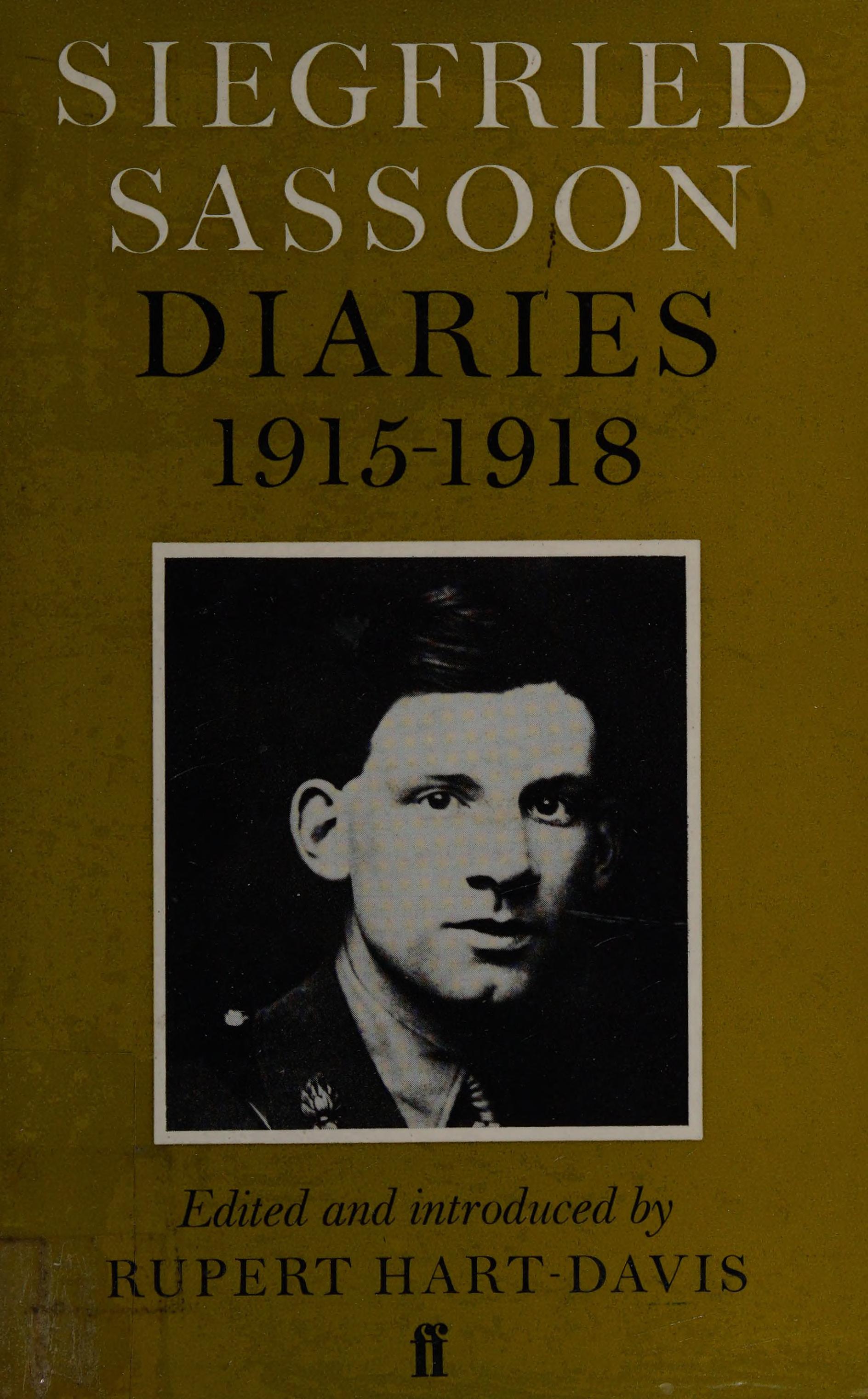 Siegfried Sassoon Diaries, 1915-1918
