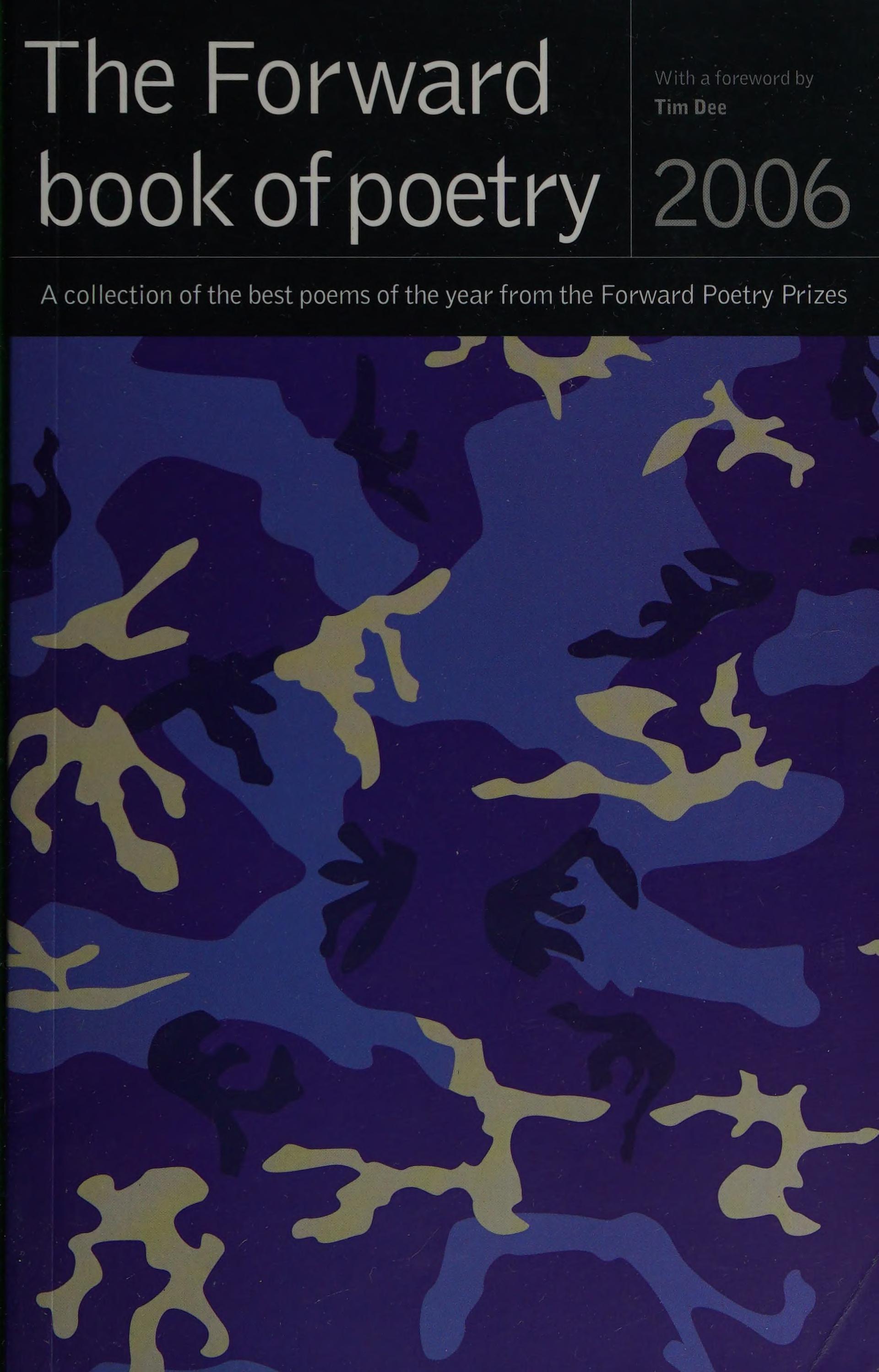 Forward Book of Poetry