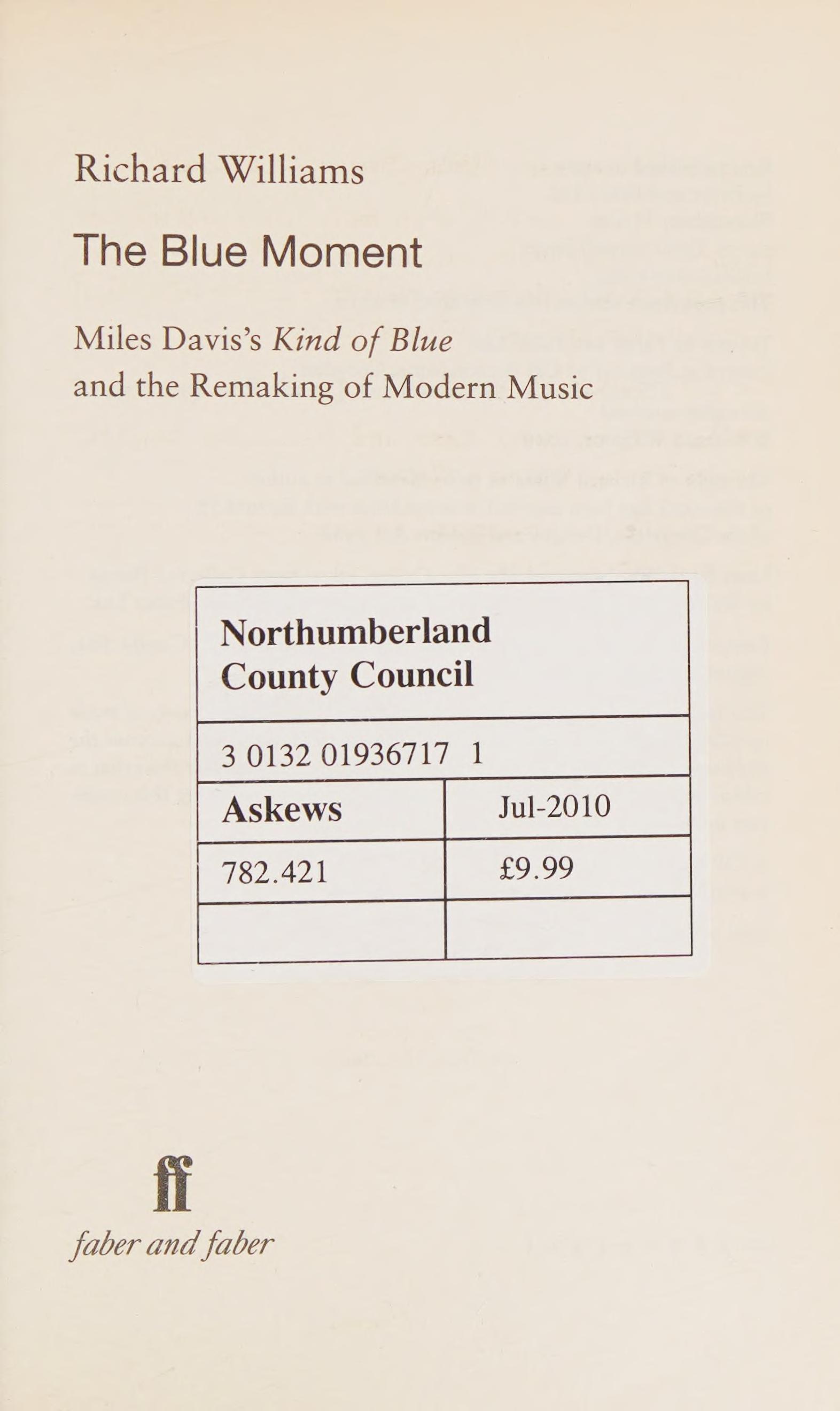 The Blue Moment