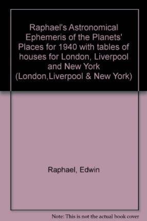 Raphael's Astronomical Ephemeris 1940
