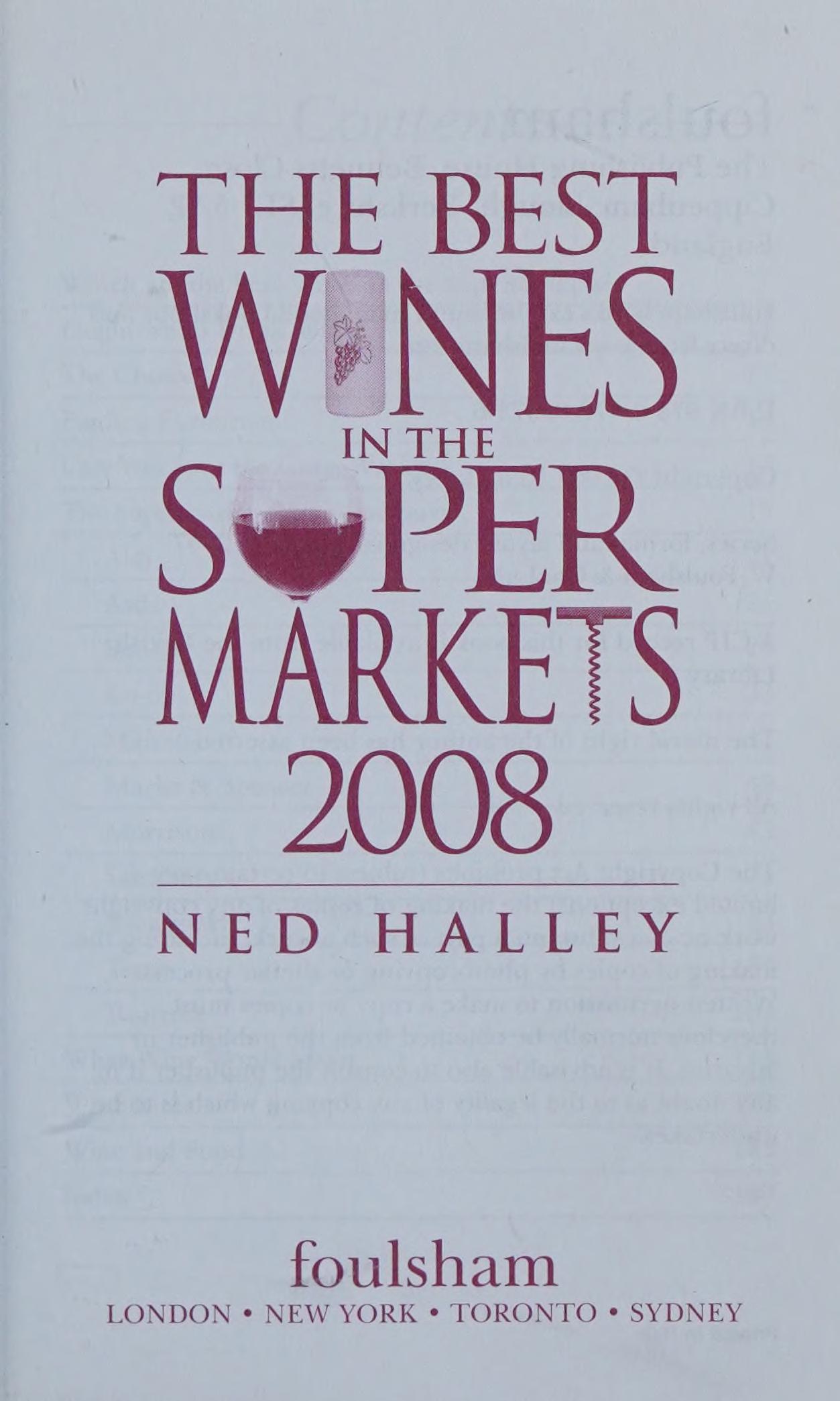 The Best Wines in the Supermarkets