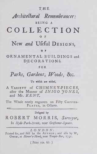 The Architectural Remembrancer