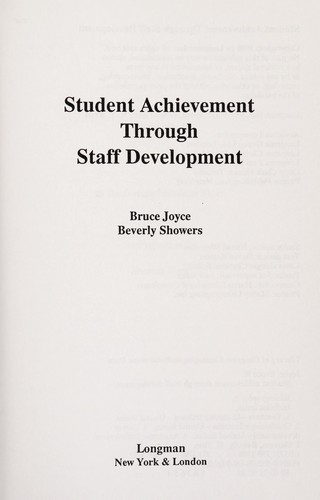 Student Achievement Through Staff Development
