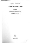 Grammatica Speculativa