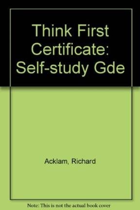 Think First Certificate