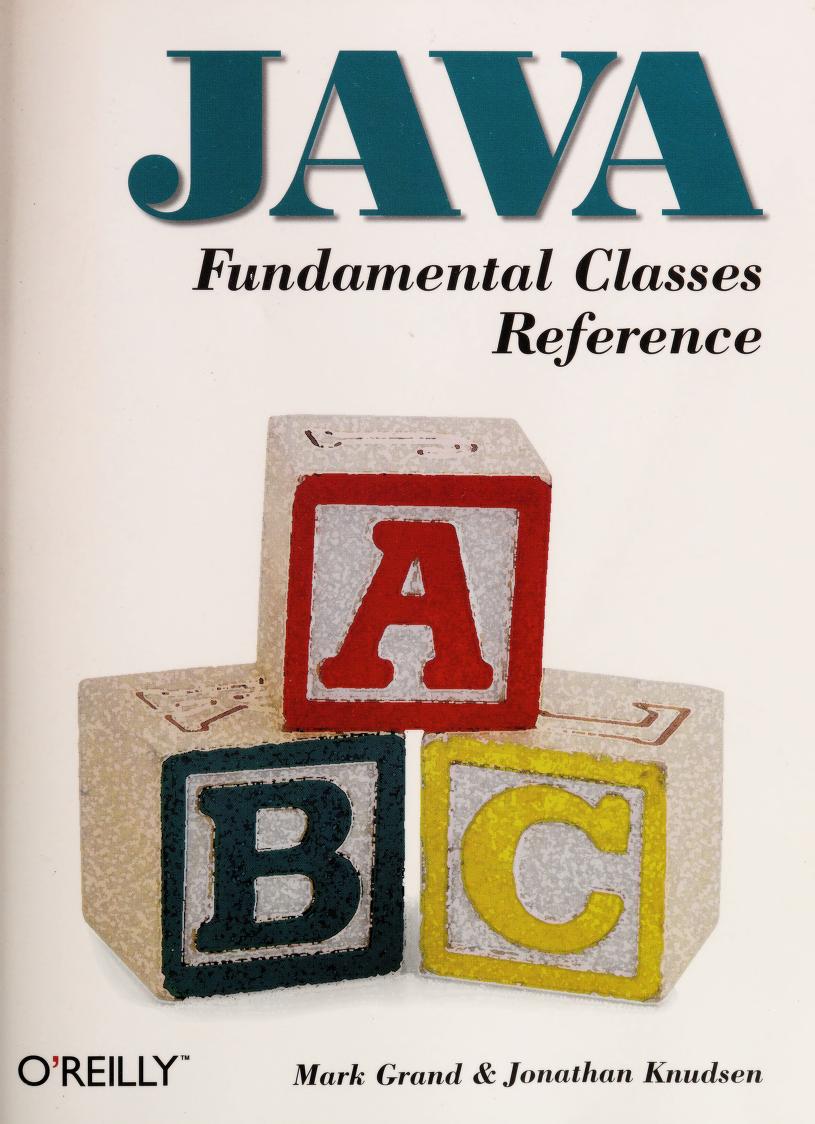 Java Fundamental Classes Reference