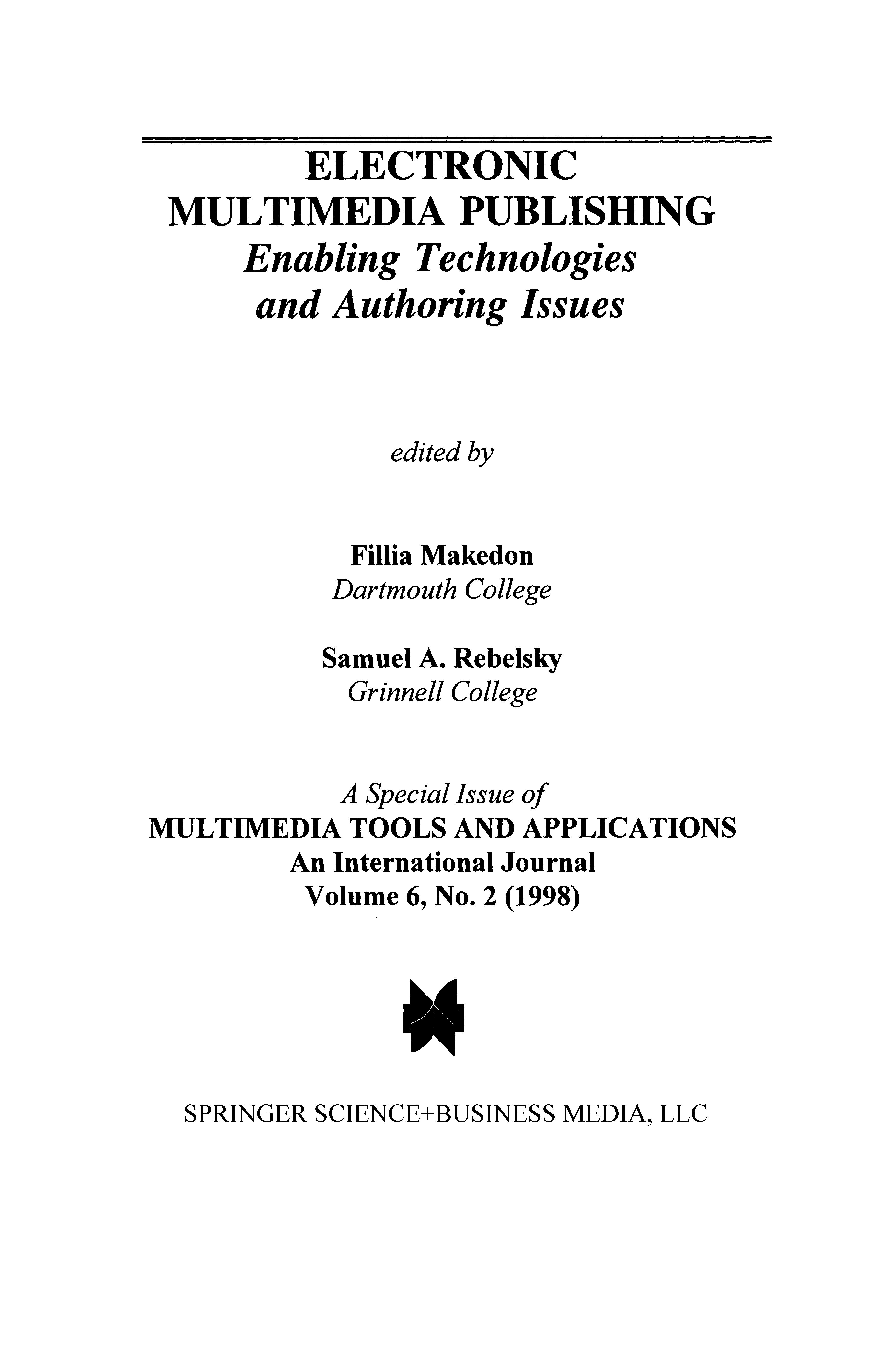 Electronic Multimedia Publishing