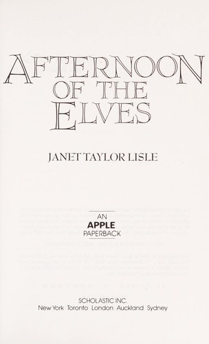 Afternoon of the Elves