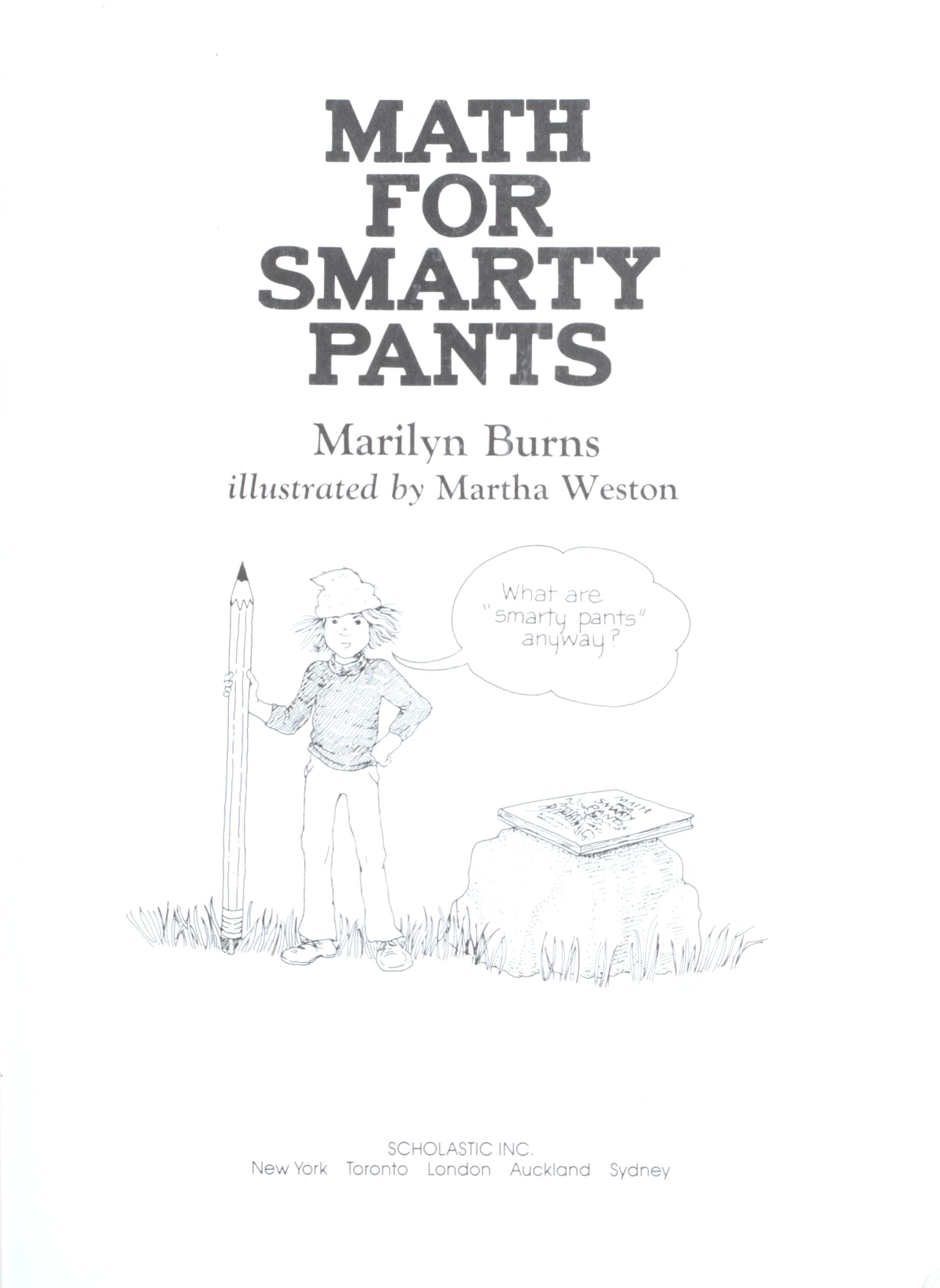 Math for Smarty Pants
