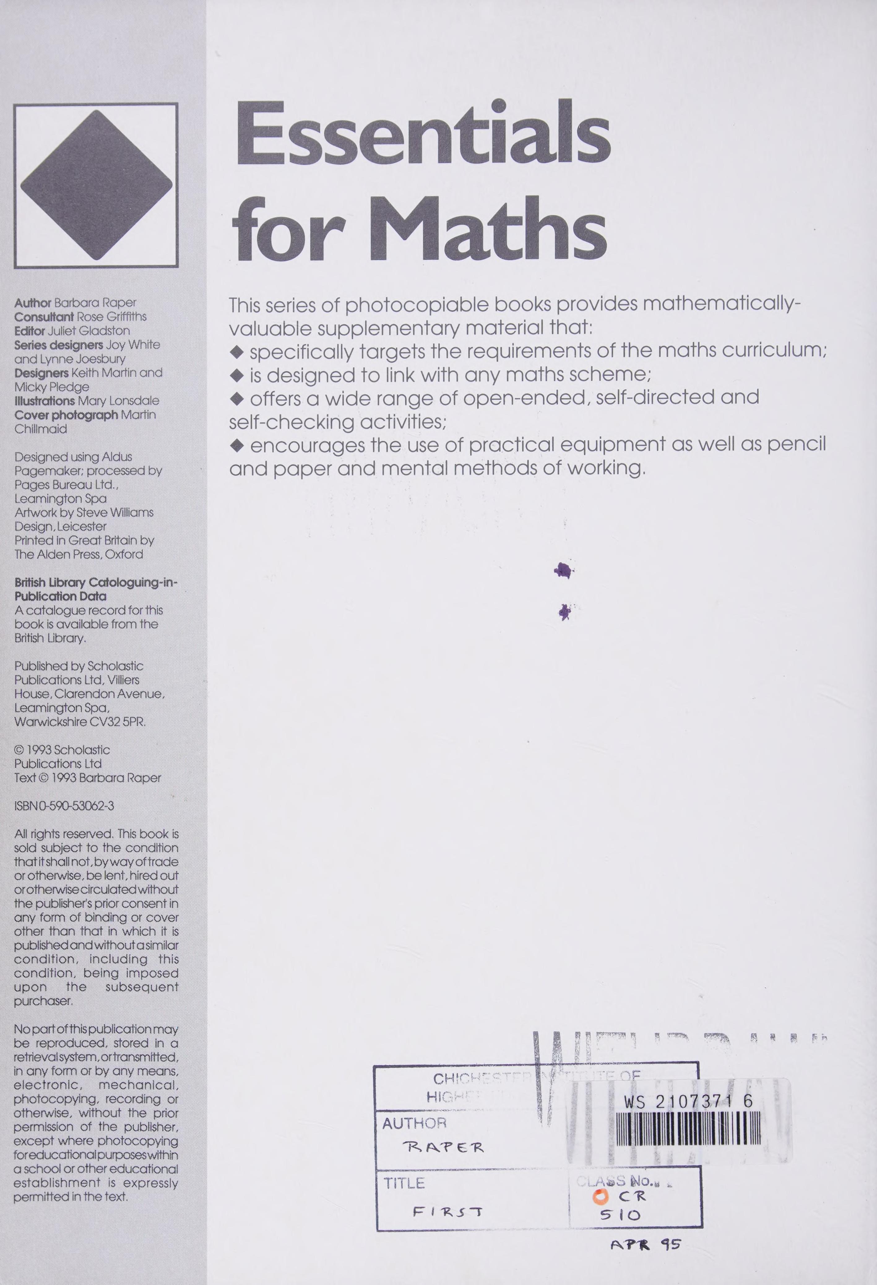First Number Patterns