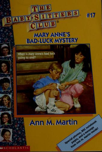 Mary Anne'S Bad-Luck Mystery by Ann M. Martin, ISBN 9780590604284