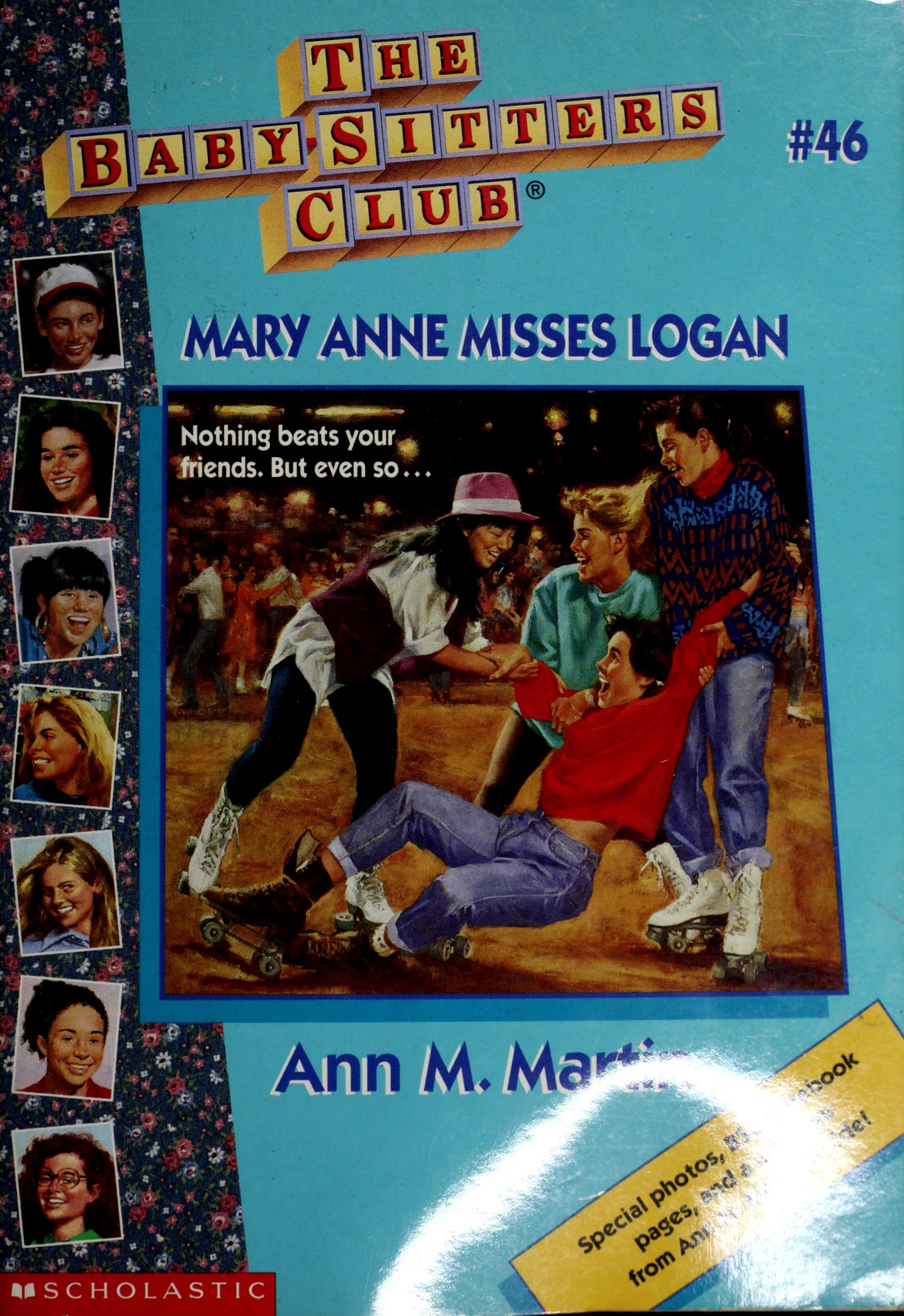 Maryanne Misses Logan by Ann M. Martin, ISBN 9780590742467