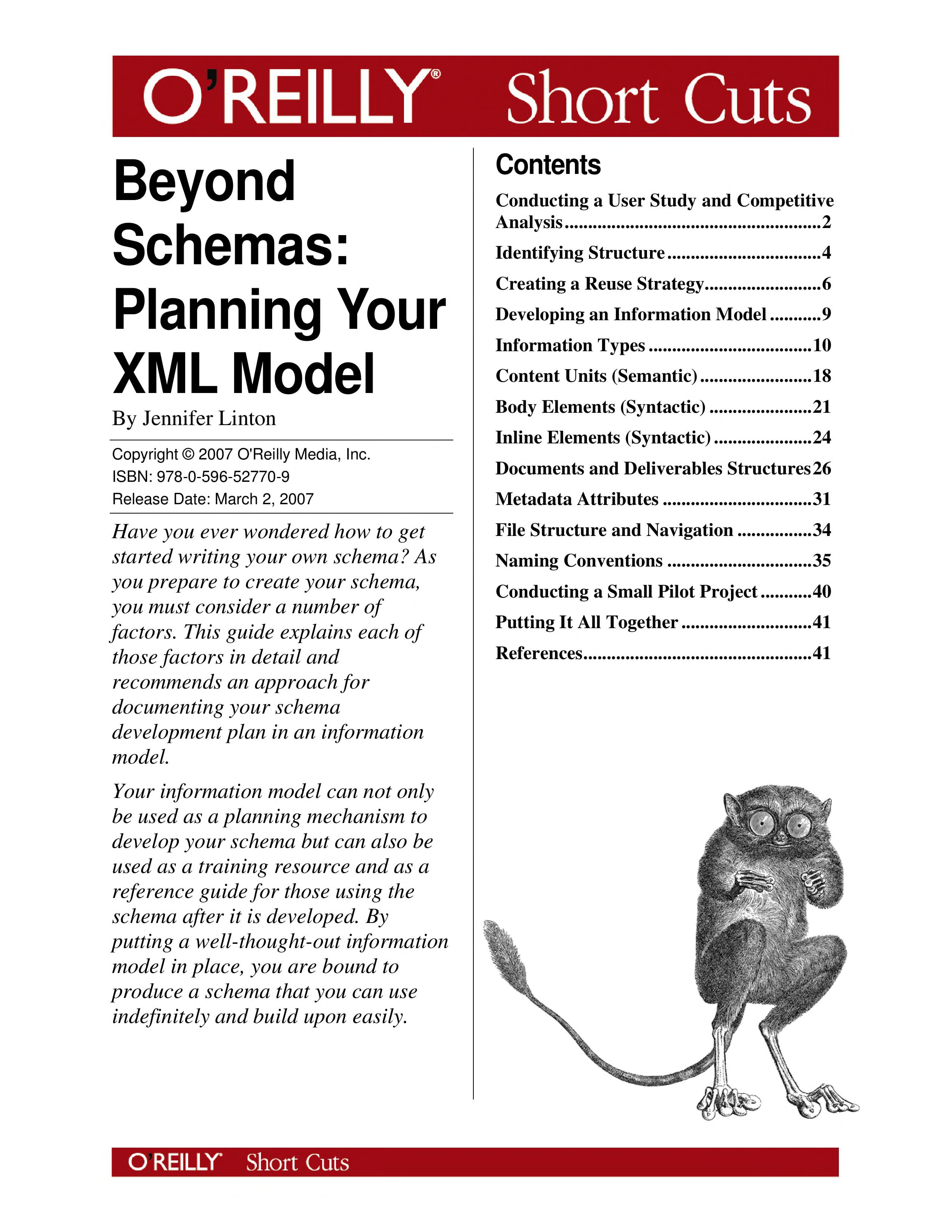 Beyond Schemas: Planning Your XML Model