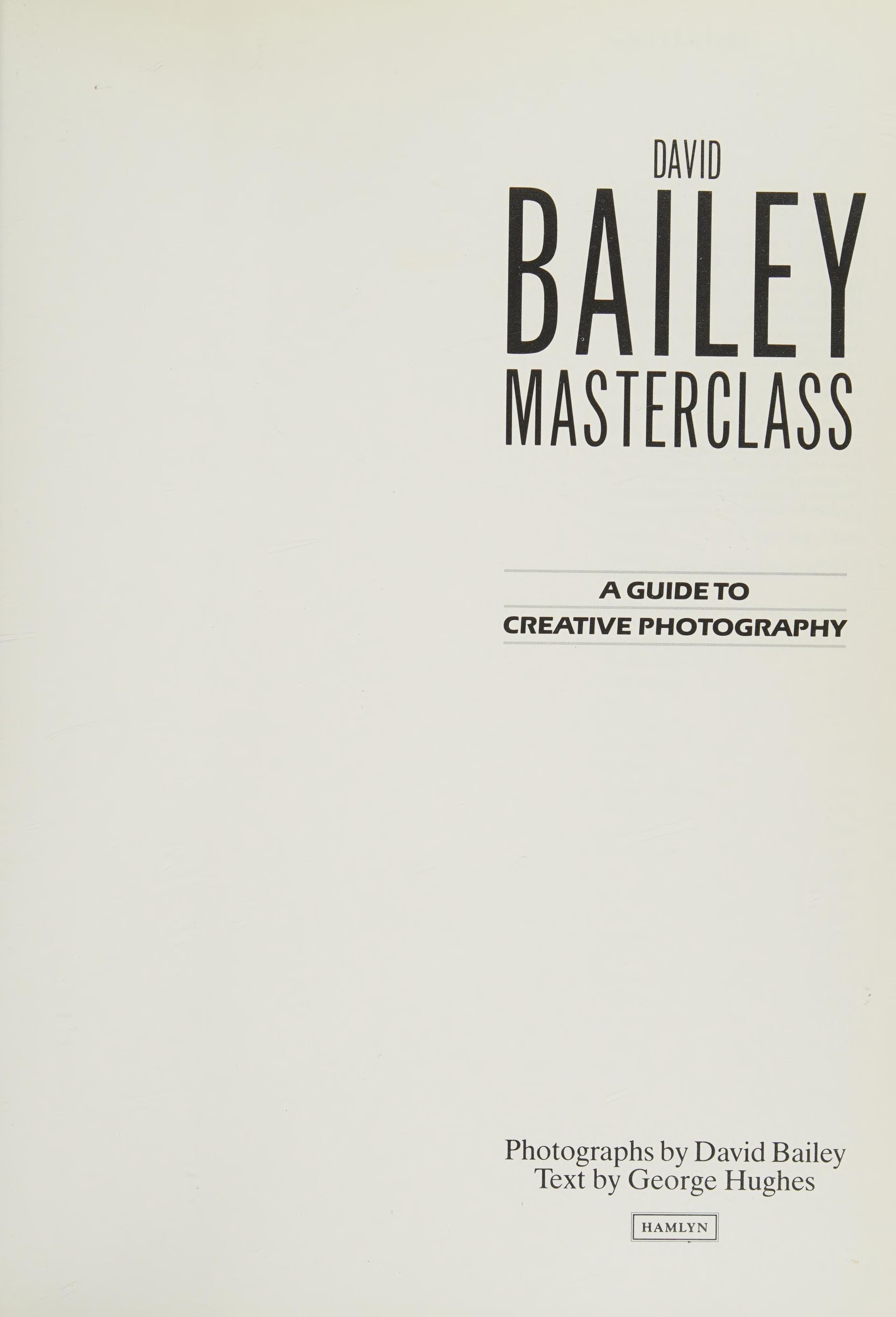 David Bailey's Masterclass
