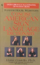 Webster s Concise American Sign Language Dictionary