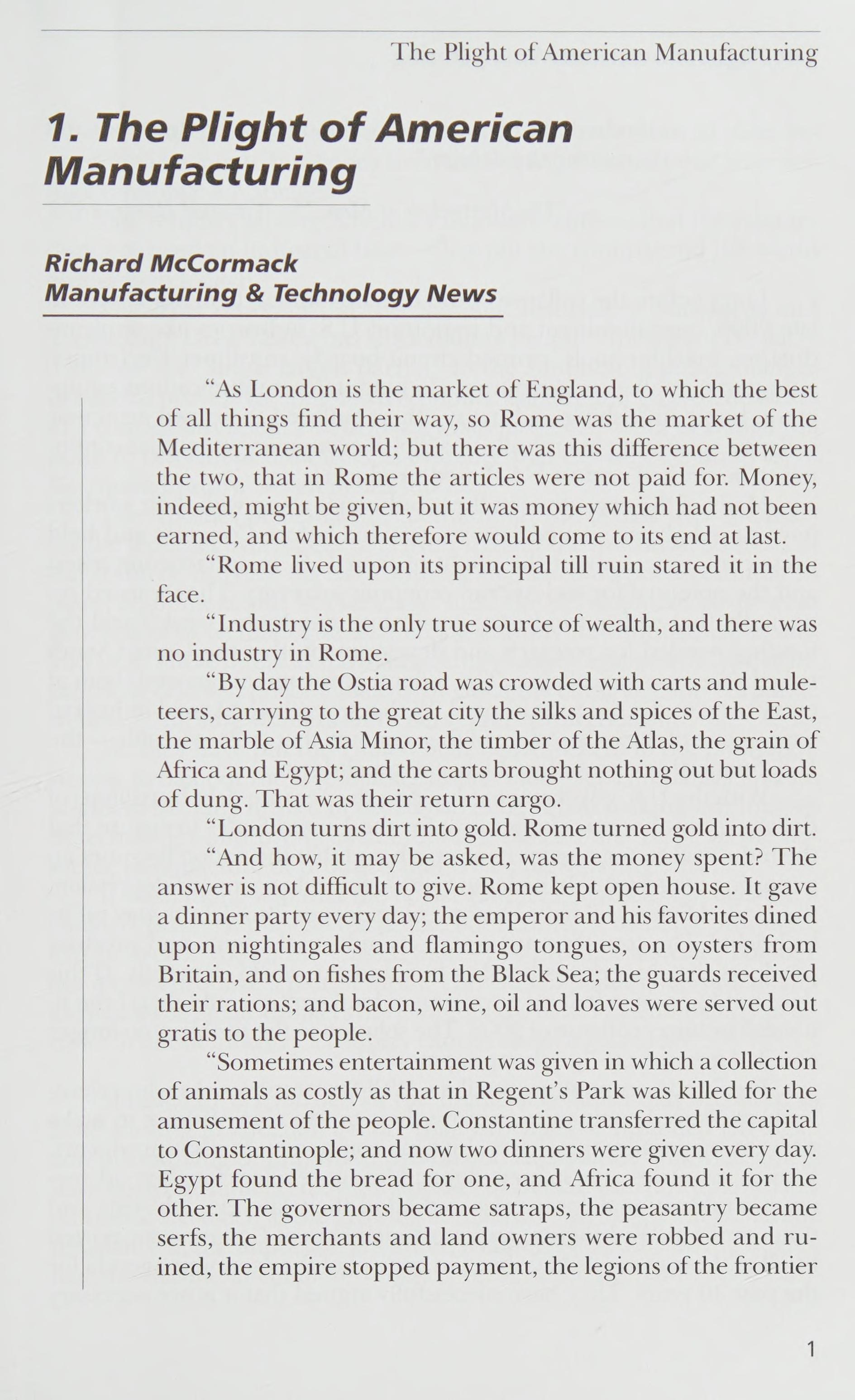 Manufacturing a Better Future for America